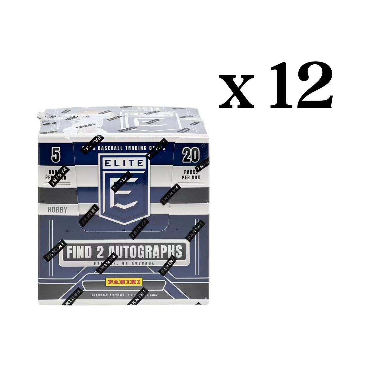 2026 Panini Donruss Elite Baseball Hobby Case - 12 Boxes per Case, 2 Autographs per Box, 20 Packs per Box, Green Gold Kaboom Inserts, Pen Pals Auto