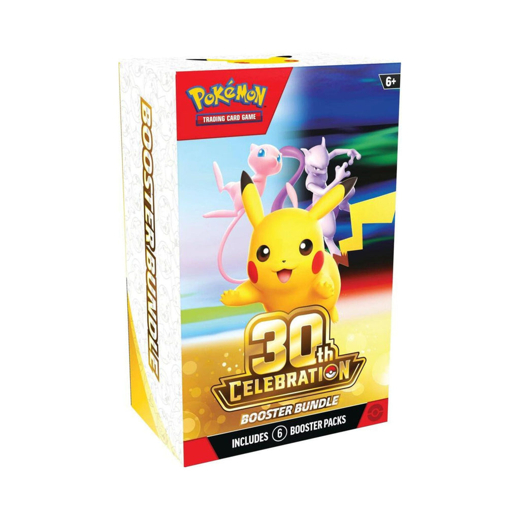 Pokémon TCG: 30th Celebration Booster Bundle (6 Factory-Sealed 30th Anniversary Expansion Booster Packs) - (Preorder)