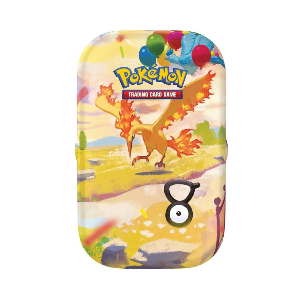Pokémon TCG: 30th Celebration Mini Tin – Moltres (2 Booster Packs, Sticker Sheet, & Collectible Art Card) | Sealed - (Preorder)