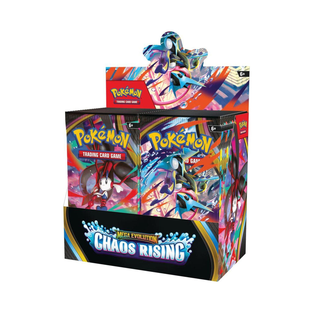 Pokemon TCG Chaos Rising Booster Box ME04 – Chaos Rising Expansion Set, Trading Card Game Booster Packs