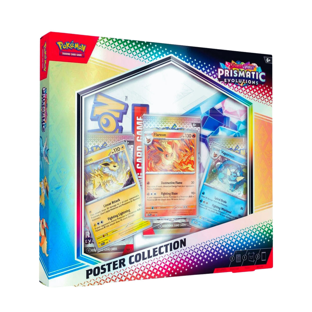 Pokemon TCG Scarlet & Violet Prismatic Evolutions Poster Collection