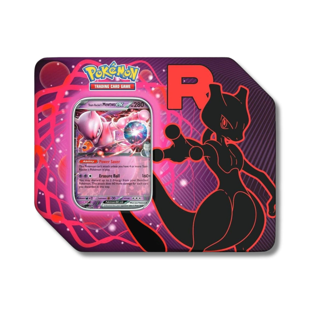 Pokémon TCG Destined Rivals Team Rocket Tin – Booster Packs + Promo Card