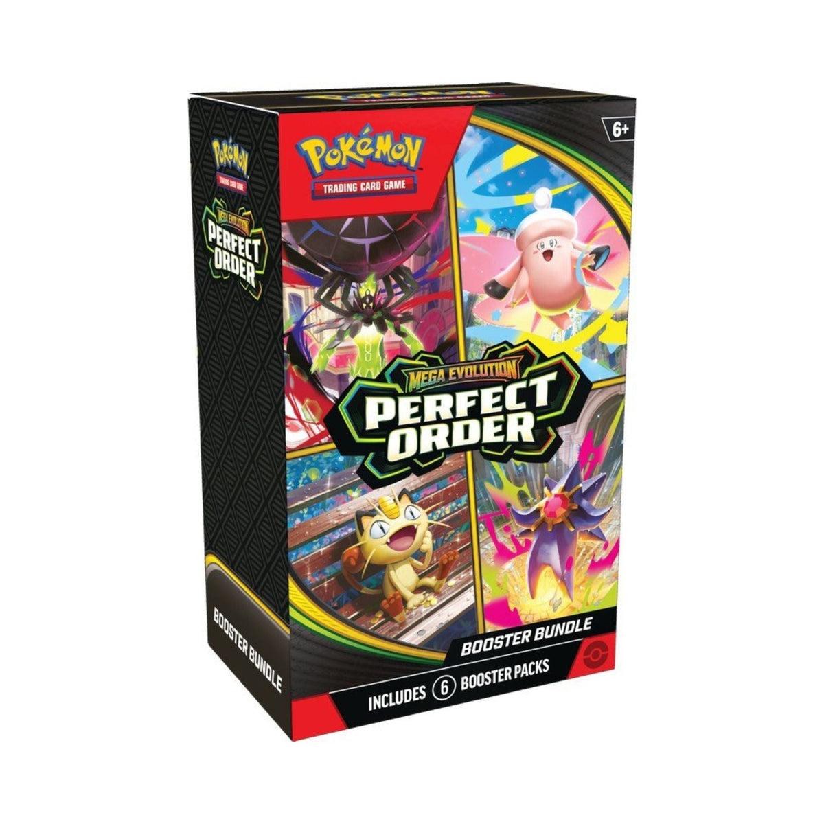Pokemon TCG Mega Evolutions ME3 Booster Bundle - 6 Pokémon TCG Perfect Order Packs