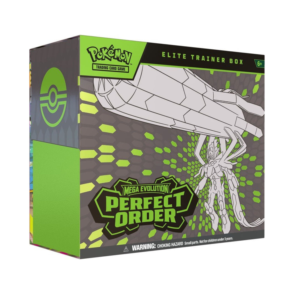 Pokemon TCG Mega Evolutions ME3 Elite Trainer Box – Perfect Order Pokemon Card Pack, Collector Booster, Over 120 Trading Cards, Pokemon Deck & Anime