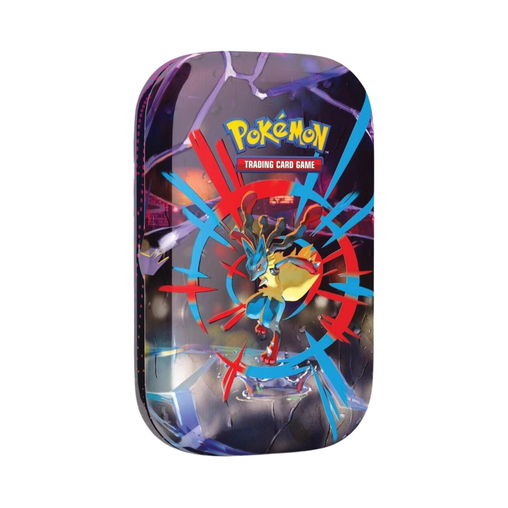 Pokemon TCG Mega Evolution MEG Mini Tin - 2 Booster Packs, Sticker Sheet & Art Card - Pokemon Cards Pack Collector Tin - Pokemon Booster Pack Trading