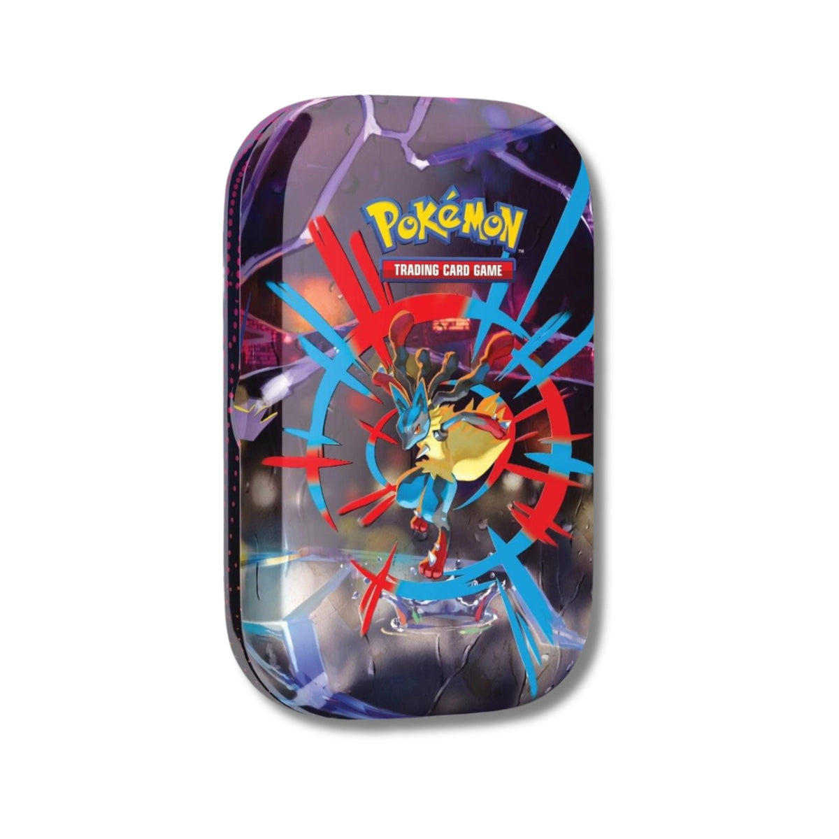 Pokemon TCG Mega Evolution MEG Mini Tin - 2 Booster Packs, Sticker Sheet & Art Card - Pokemon Cards Pack Collector Tin - Pokemon Booster Pack Trading
