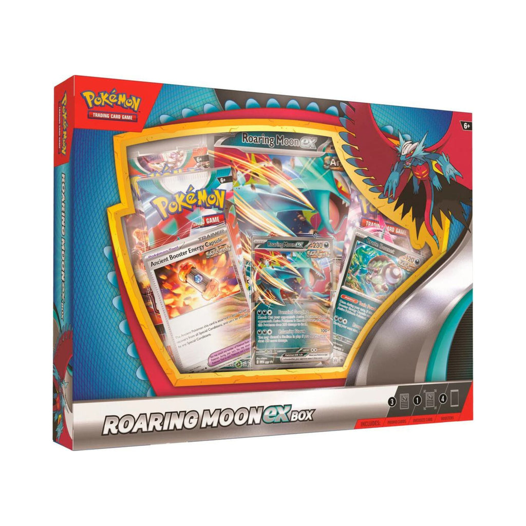 Pokemon TCG Roaring Moon ex Box with Promo Card and Booster Packs