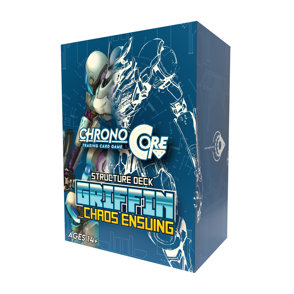 Chrono Core TCG SD01 Griffin Chaos Ensuing Structure Deck - Ready-to-Play Starter Deck with Pilot Card, Core System, Weapons, Support & Token Cards