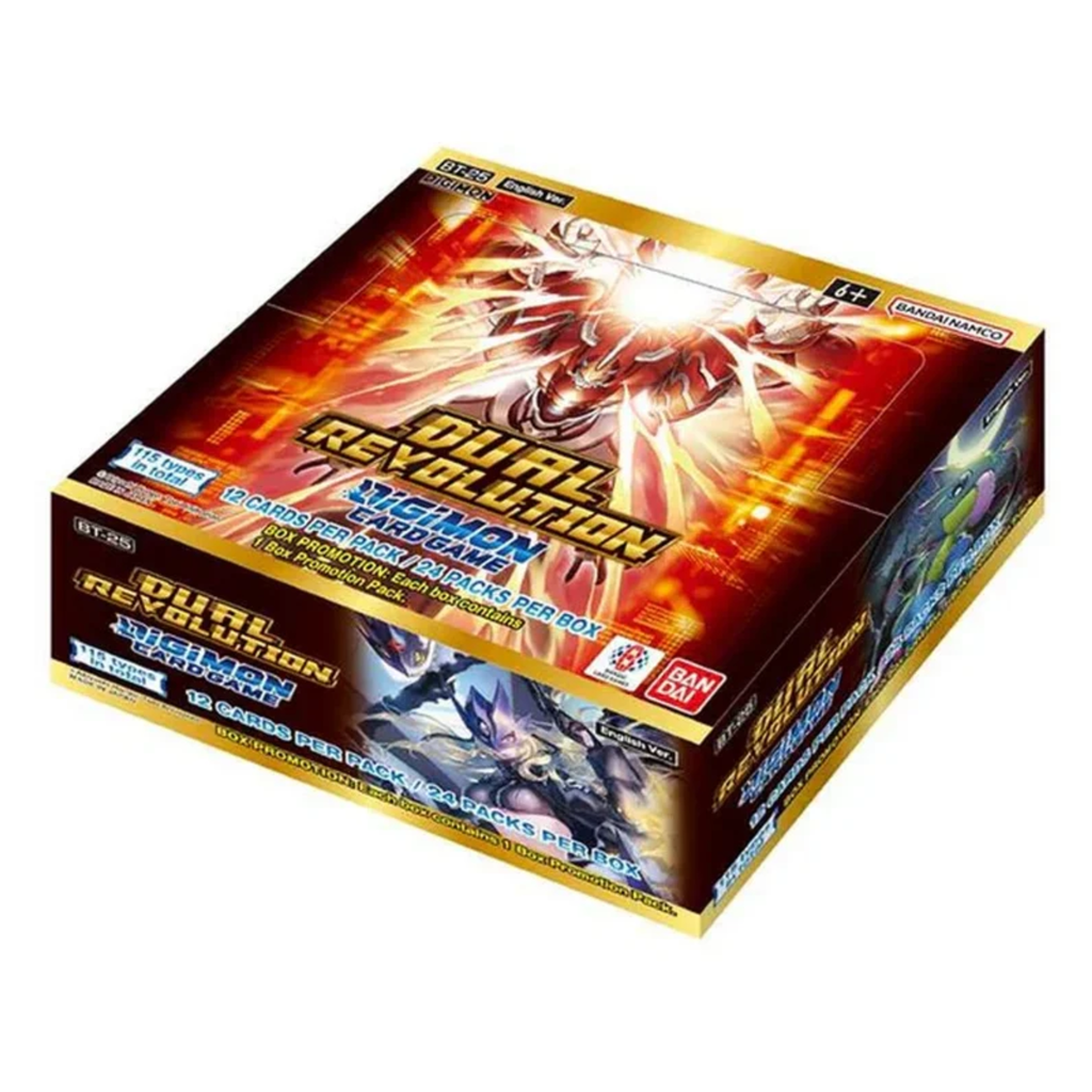 Digimon TCG Dual Revolution Booster Box 24 Packs Trading Card Collection