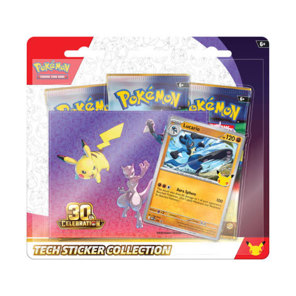 Pokémon TCG: 30th Celebration Tech Sticker Collection (Lucario) - (Preorder)
