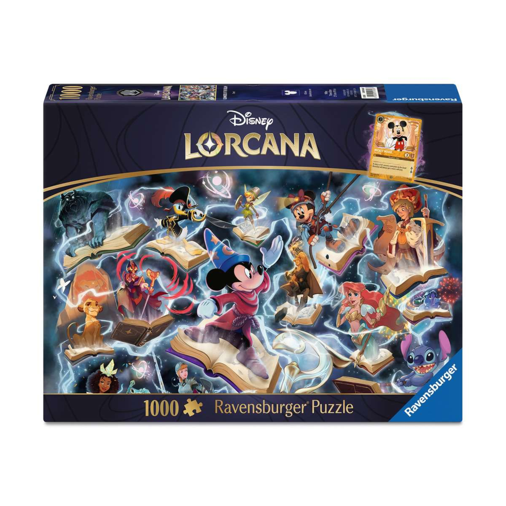Disney Lorcana Glimmers of the Realm Steel 1000 Piece Puzzle by Ravensburger