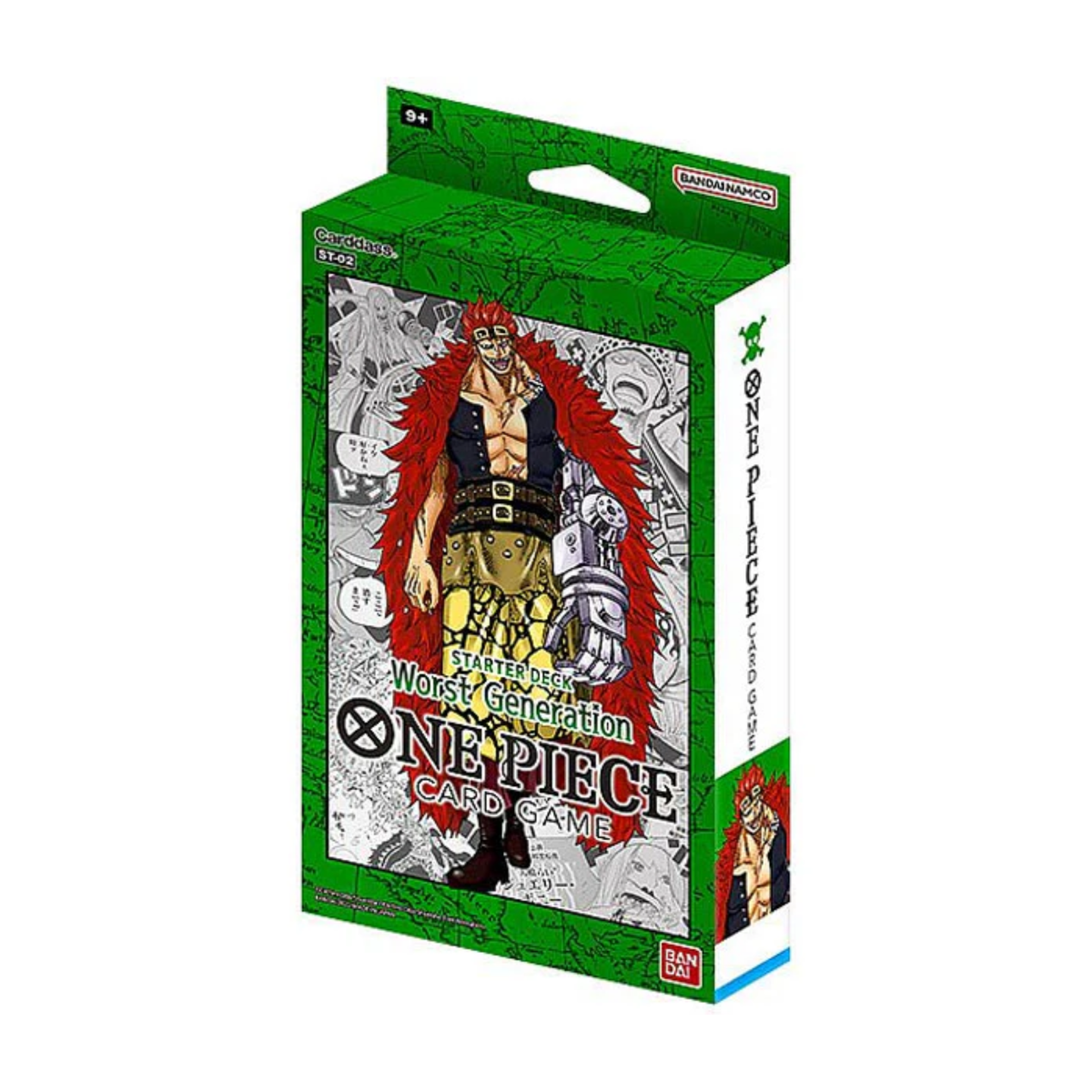 One Piece TCG ST-02 Starter Deck Worst Generation Trading Card Game Deck Set