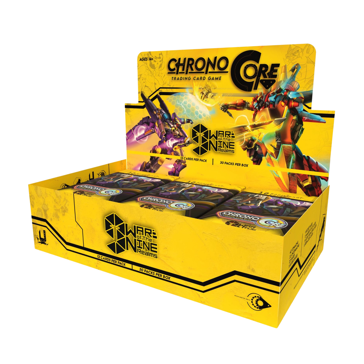 Chrono Core TCG War of the Nine Realms Booster Box Official Trading Card Game English - 30 Booster Packs