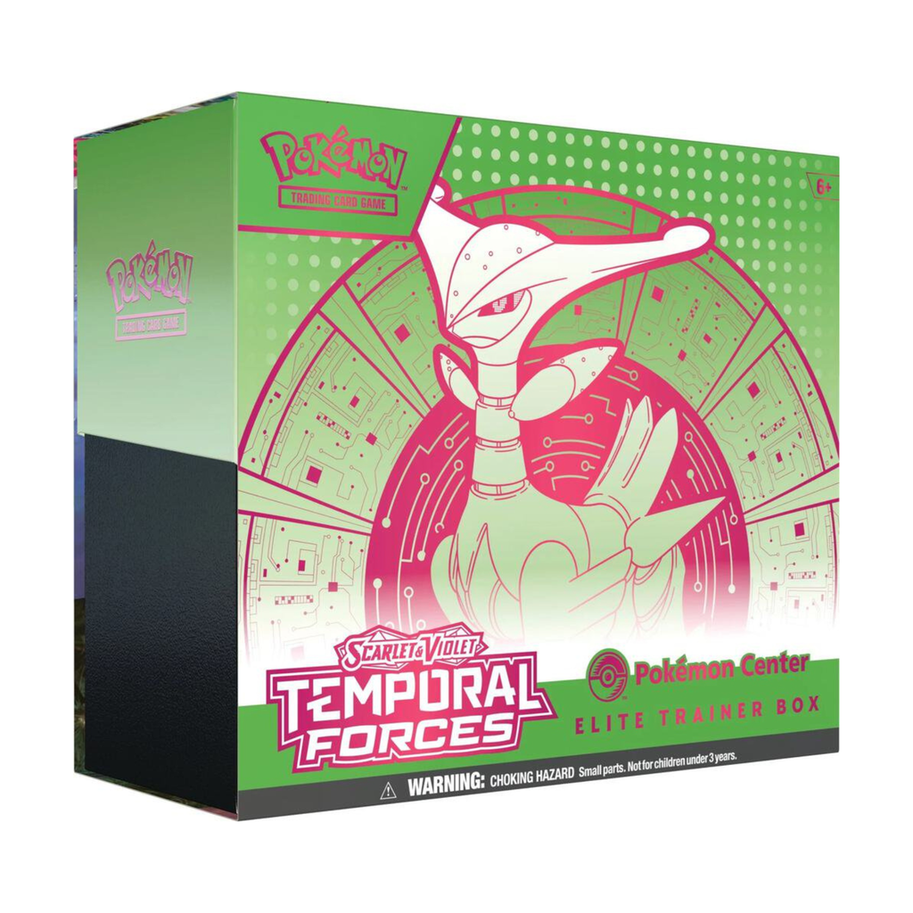 Pokemon TCG Scarlet & Violet Temporal Forces Pokemon Center ETB Iron Leaves