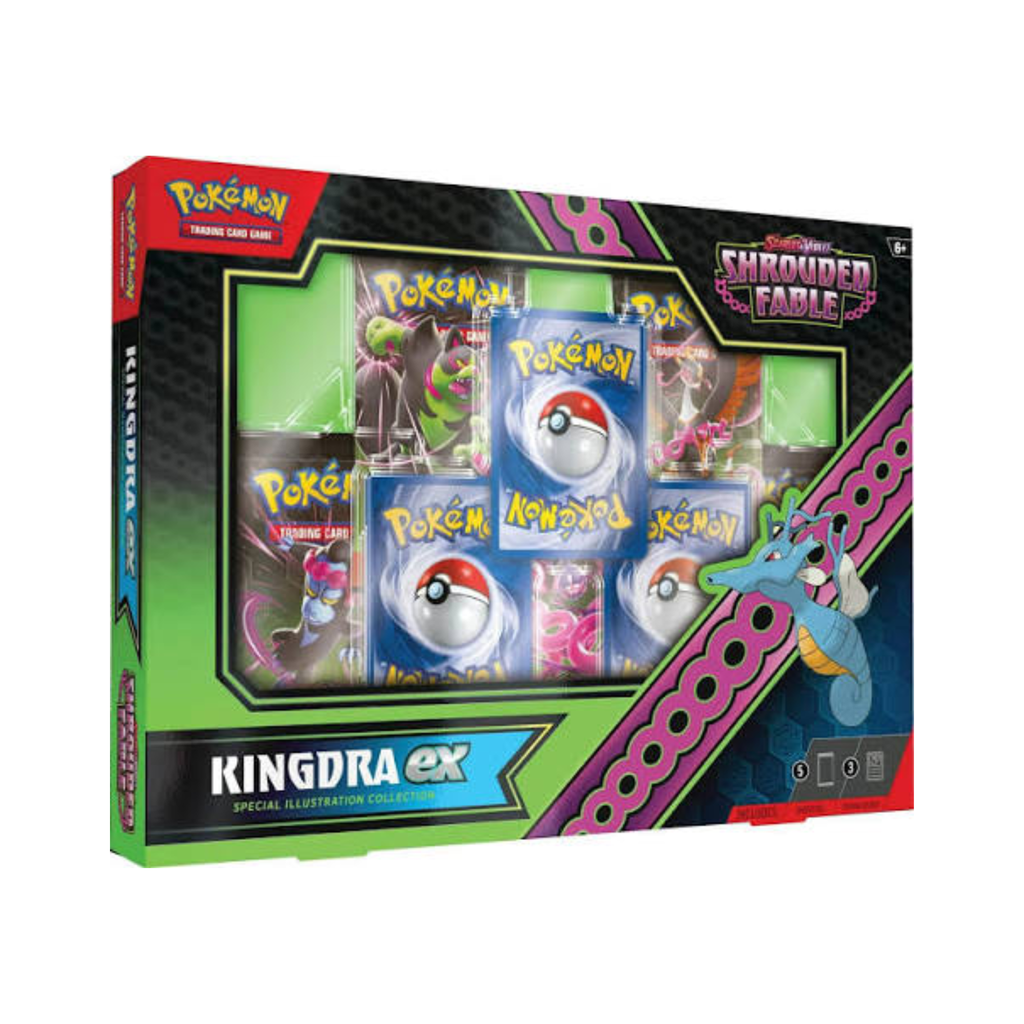 Pokemon TCG Scarlet and Violet Shrouded Fable Kingdra ex Special Illustration Collection