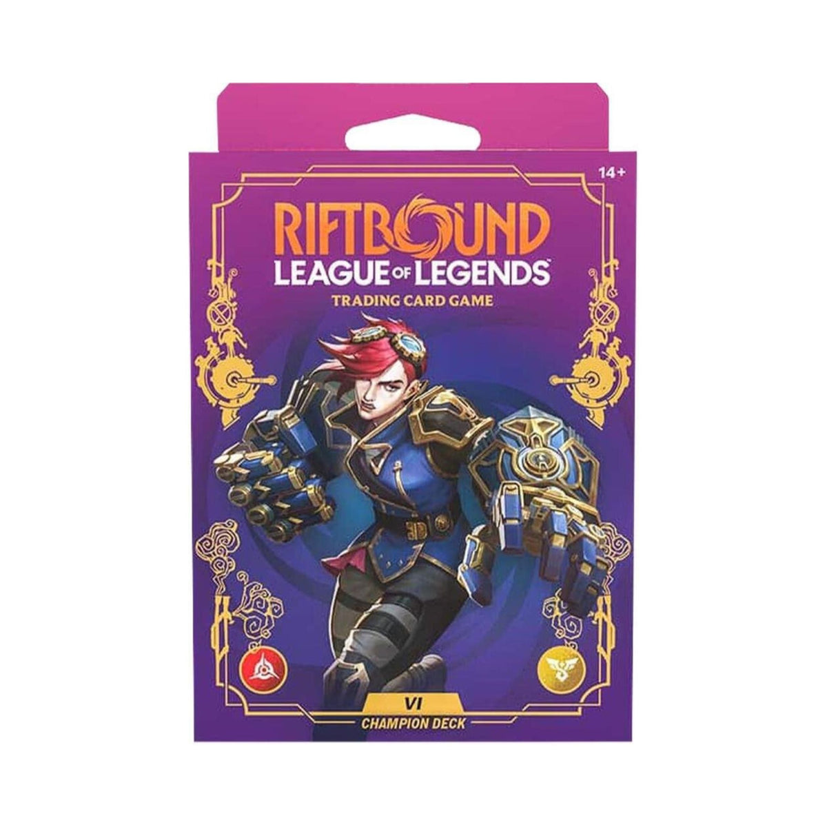 Riftbound: League of Legends TCG Unleashed Champion Deck – Vi, Ready-to-Play 56-Card Preconstructed Deck with Booster Pack, Playmat, Deck Box &