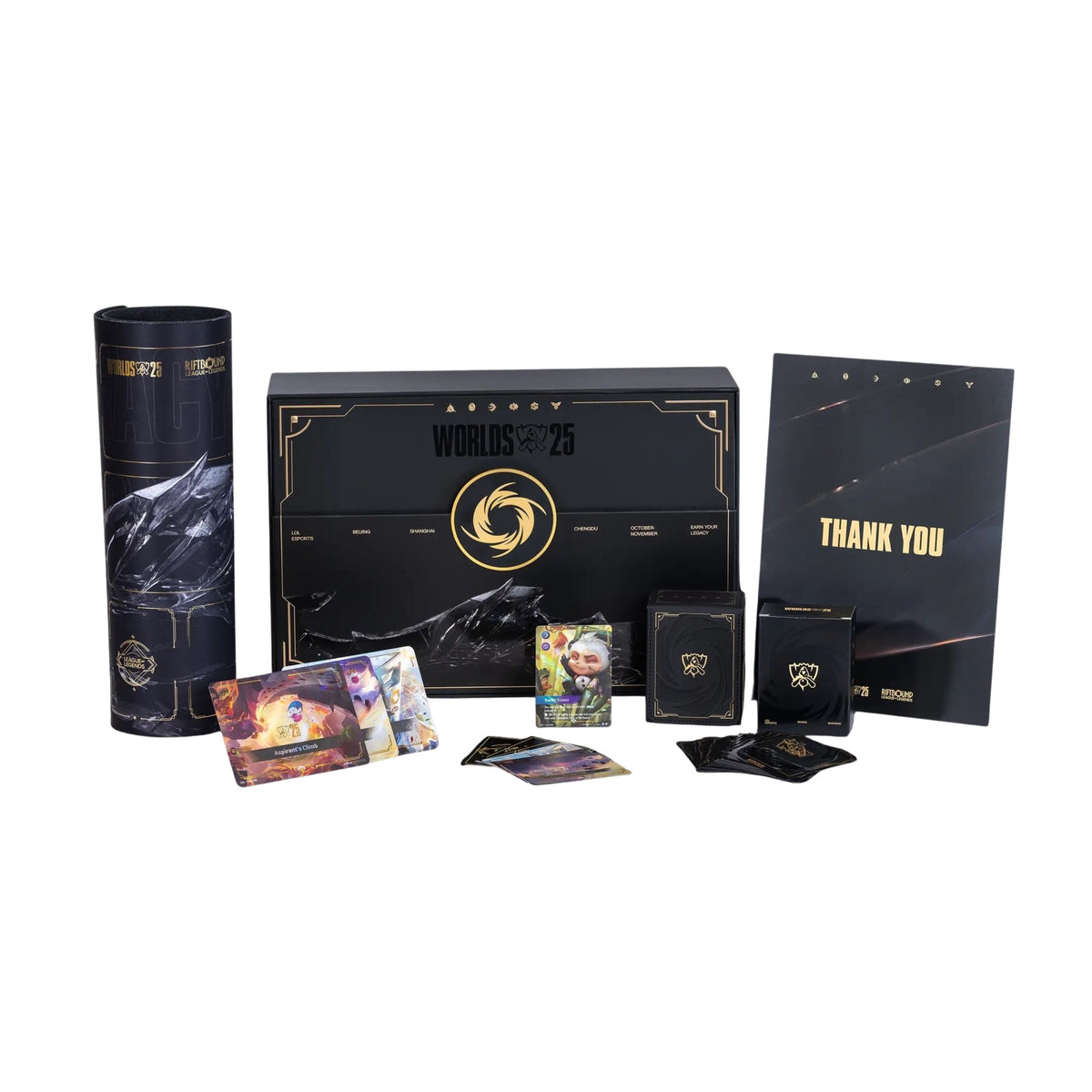 Riftbound Worlds Bundle 2025 Collector Set – Panda Teemo Promo, Foil Playmat & Sleeves *Preorder* December 2025