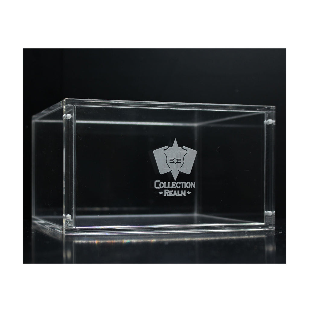 Pokémon Booster Box Acrylic Display Case – Stackable Clear Acrylic Protector with Magnetic Lid, UV Protection, Dust & Moisture Resistant for