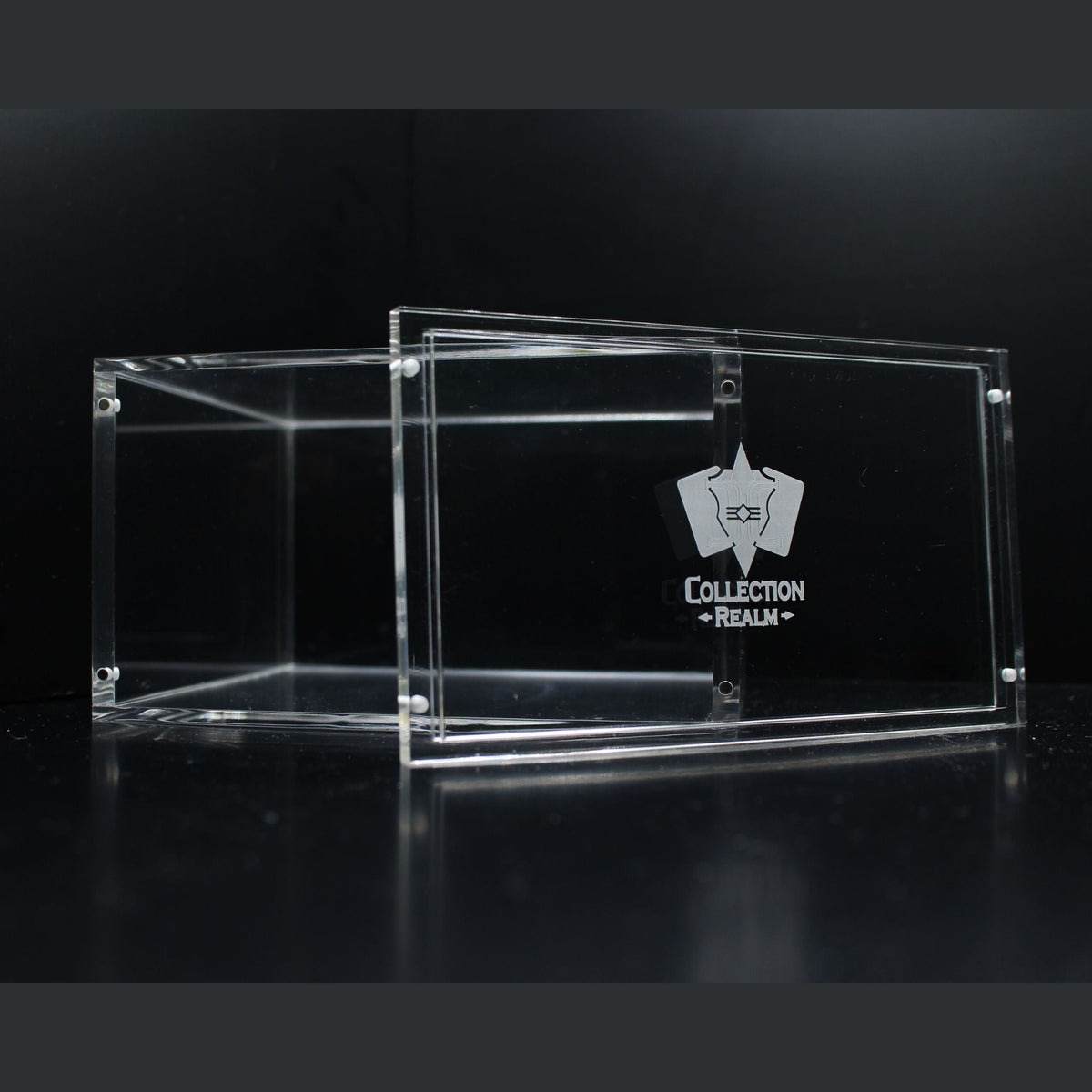 Pokémon Booster Box Acrylic Display Case – Stackable Clear Acrylic Protector with Magnetic Lid, UV Protection, Dust & Moisture Resistant for