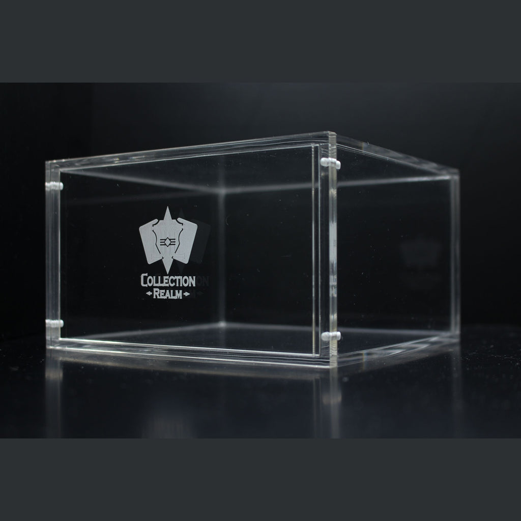 Pokémon Booster Box Acrylic Display Case – Stackable Clear Acrylic Protector with Magnetic Lid, UV Protection, Dust & Moisture Resistant for