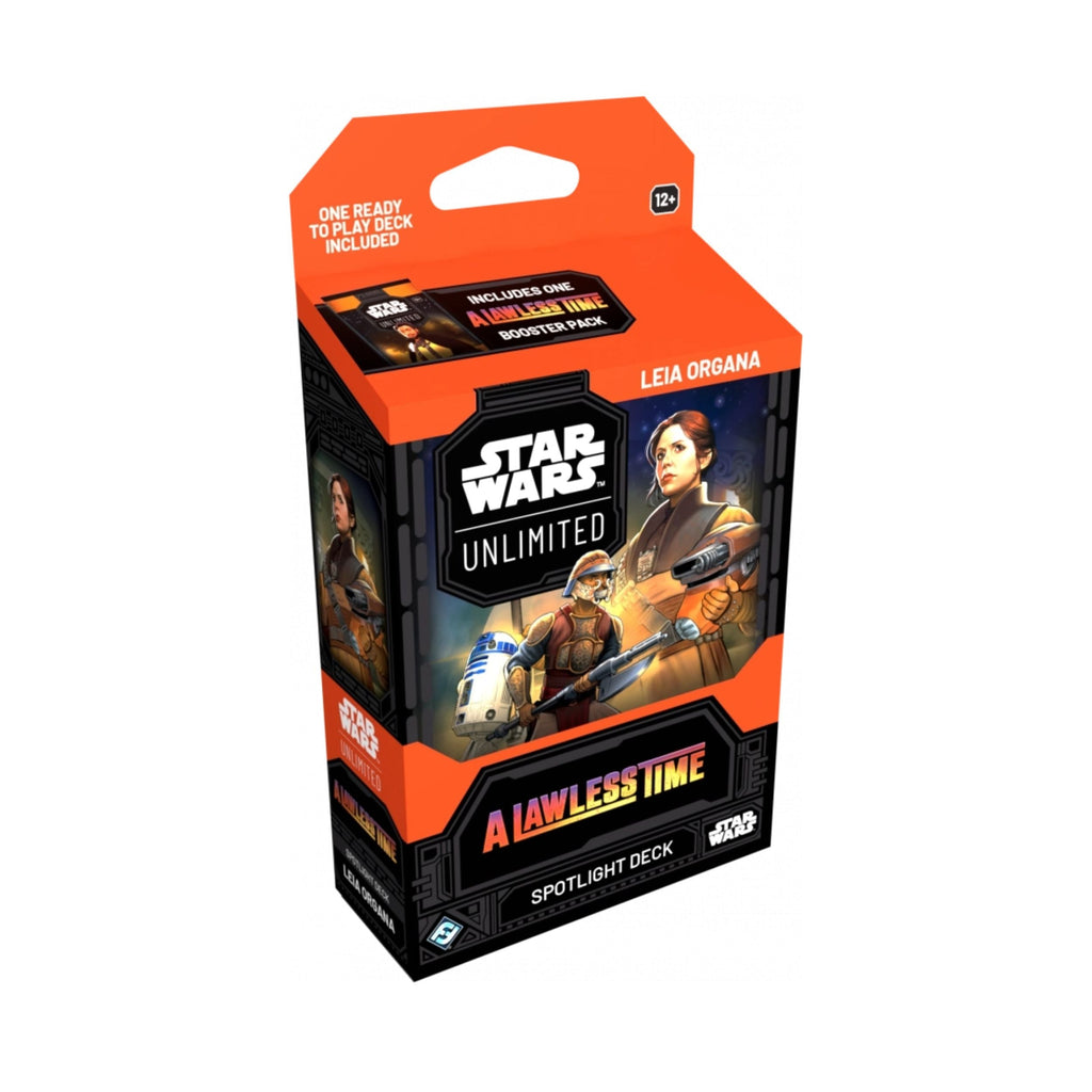 Fantasy Flight Games Star Wars Unlimited A Lawless Time Leia Organa Spotlight Deck - Pre-Constructed TCG Card Deck