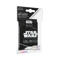 Star Wars Unlimited Art Card Sleeves, Card Back White, 60 Standard Size Sleeves with 1 Clear Leader Sleeve, Durable Printed Card Protectors for TCG
