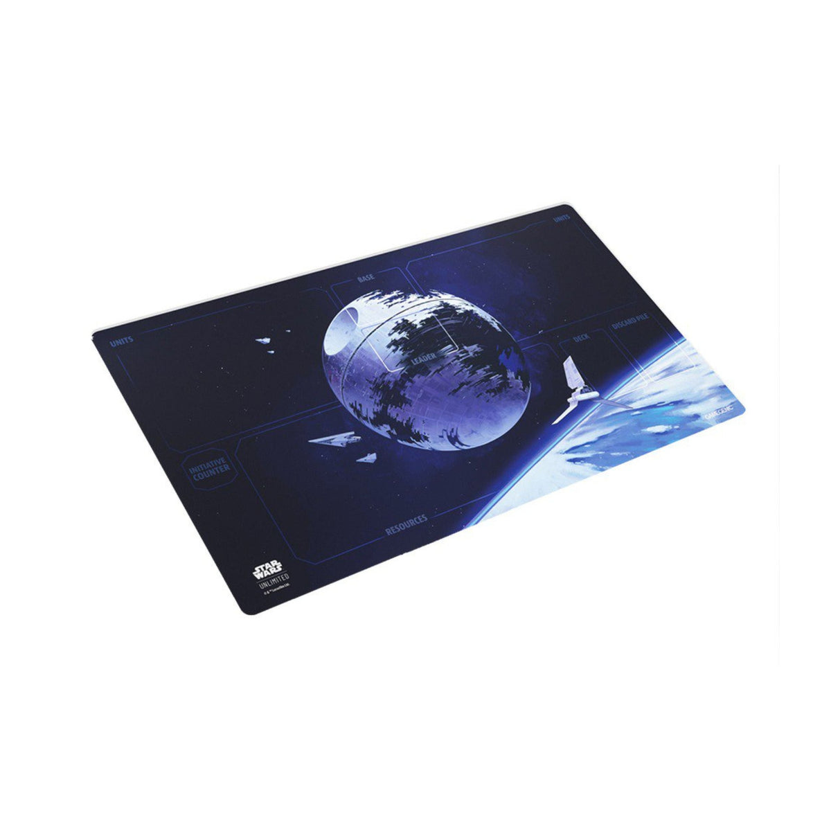Star Wars Unlimited Prime Game Mat Death Star, 2mm Cushioned Gaming Playmat with Anti-Slip Back, Full-Color Printed Surface for TCG, LCG, Tabletop