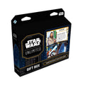 Star Wars Unlimited 2025 Holiday Gift Box with 8 booster packs and 3 exclusive cards