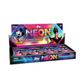 Topps Disney Neon Hobby Box Trading Cards, 20 Packs Per Box, 5 Cards Per Pack, Numbered Parallels, Neon PETG Lights Card, Chrome Neon Etch Base Cards