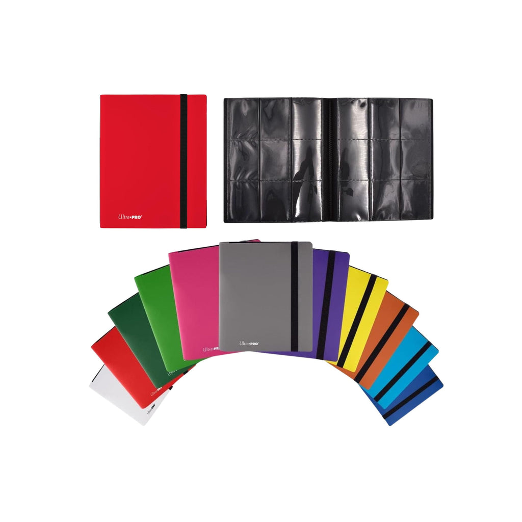 Ultra Pro PRO-Binder 9-Pocket – Apple Red | Side-Loading Trading Card Album | Holds 360 Cards | Acid-Free, Archival-Safe Collector Binder
