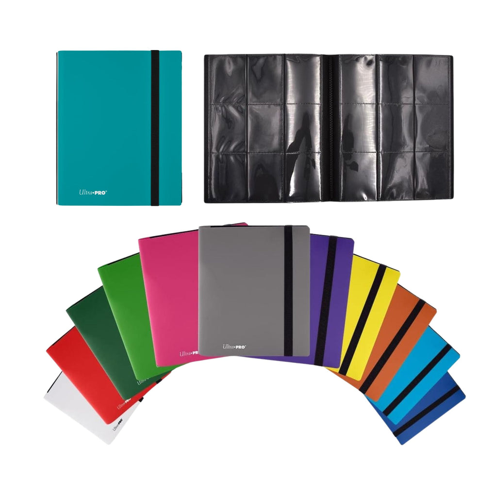 Ultra PRO 9-Pocket PRO-Binder – Sky Blue | Holds 360 Cards | Side-Loading Design | Archival-Safe, Acid-Free, Non-PVC Material