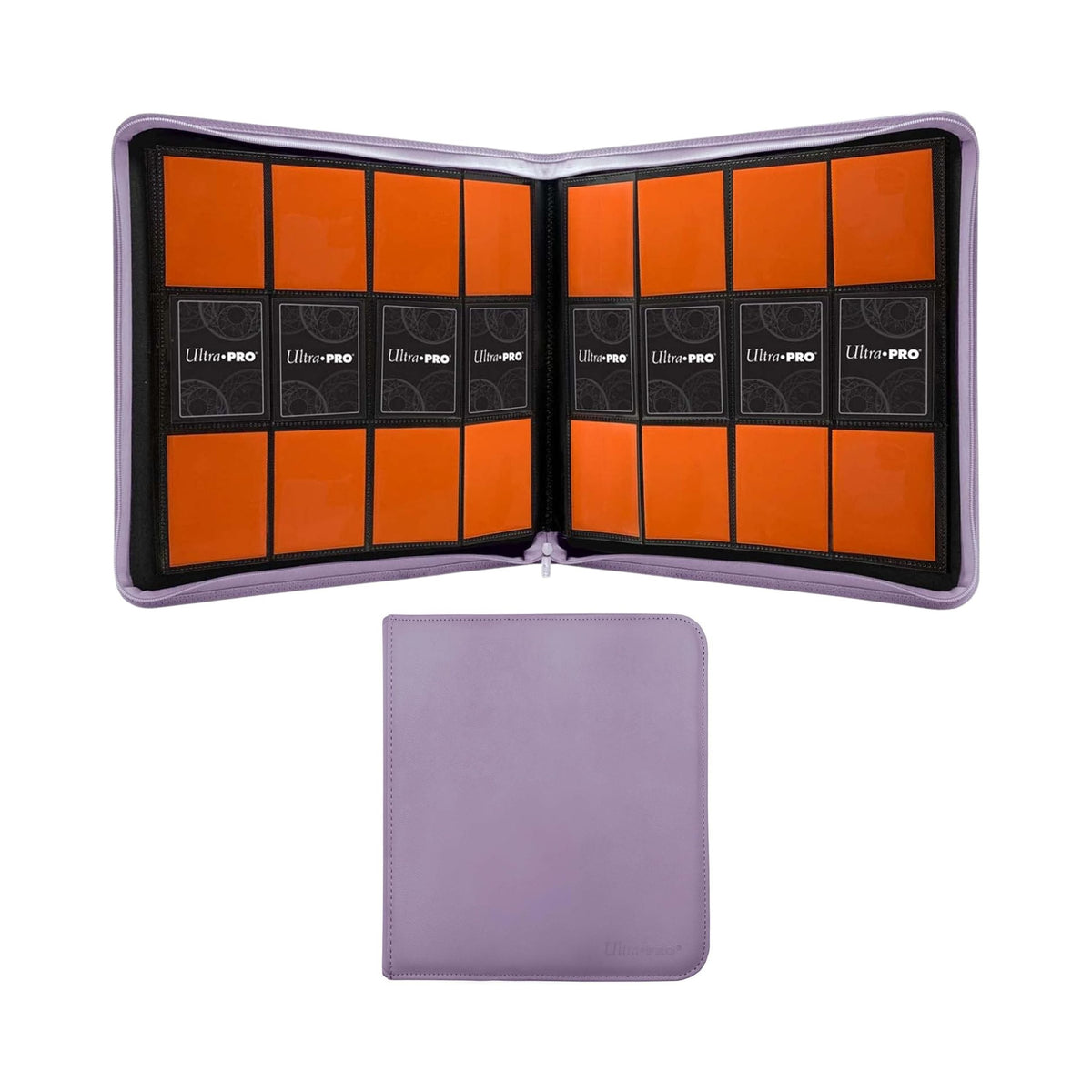 Ultra PRO 12-Pocket Zippered PRO Binder – Purple
