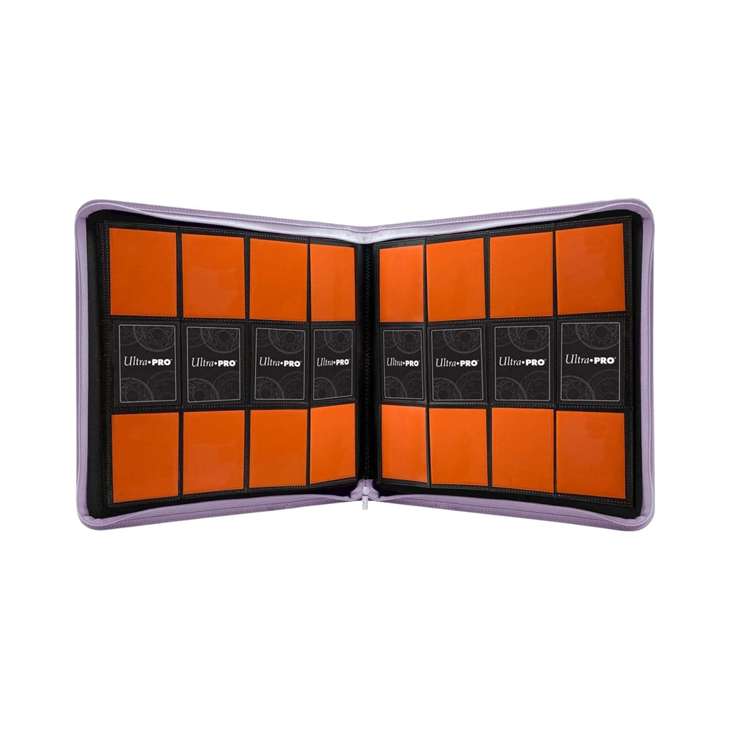 Ultra PRO 12-Pocket Zippered PRO Binder – Purple