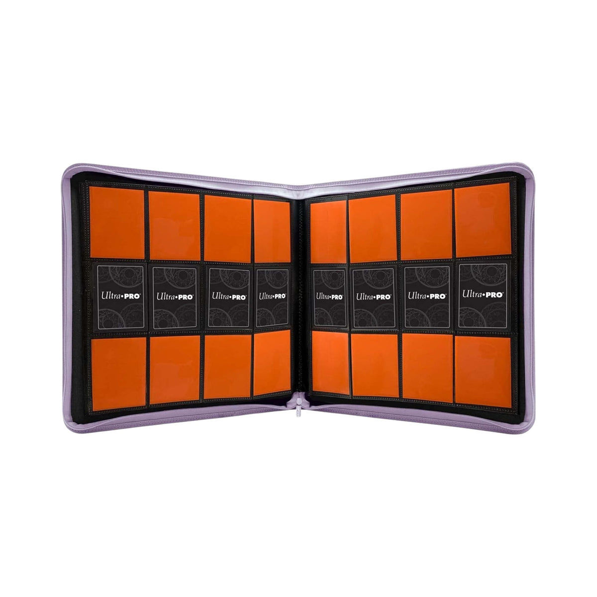 Ultra PRO 12-Pocket Zippered PRO Binder – Purple