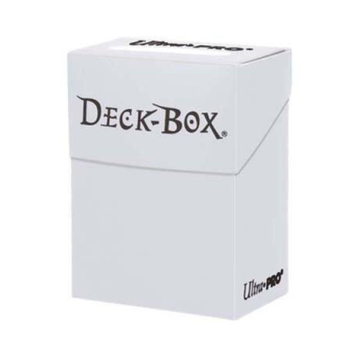 Ultra PRO Deck Box White Card Deck Box TCG Storage Holds 80 Plus Cards