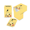 Ultra PRO Pokémon Pikachu Full View Deck Box for Pokémon TCG, Holds 75 Double-Sleeved Standard Size Cards, Officially Licensed Card Storage Case with