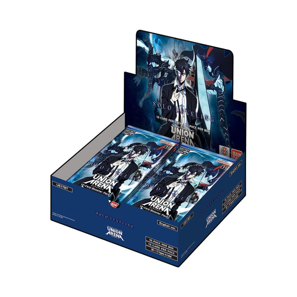Union Arena TCG English UE17BT Solo Leveling Booster Box 16 Packs Trading Cards