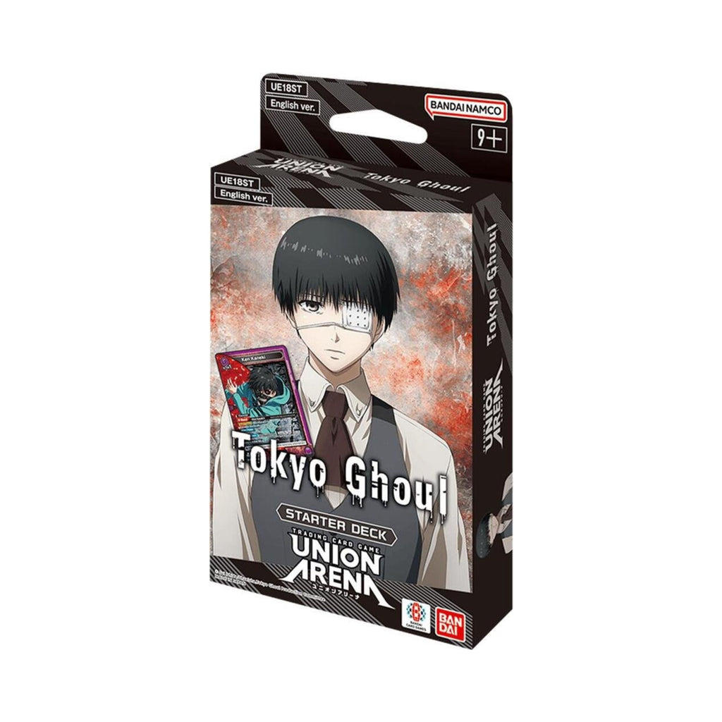 Union Arena Tokyo Ghoul Starter Deck UE18ST Bandai Trading Card Game TCG with 50 Card Pre-Constructed Deck, Promo Pack, Action Point Cards, Playsheet