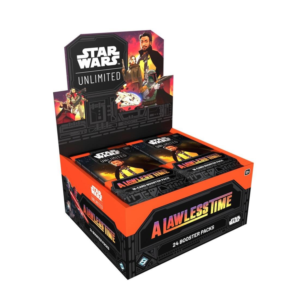 Fantasy Flight Games Star Wars Unlimited A Lawless Time Booster Box - Star Wars TCG Trading Cards Booster Packs for Deck Building, Collectibles, Card