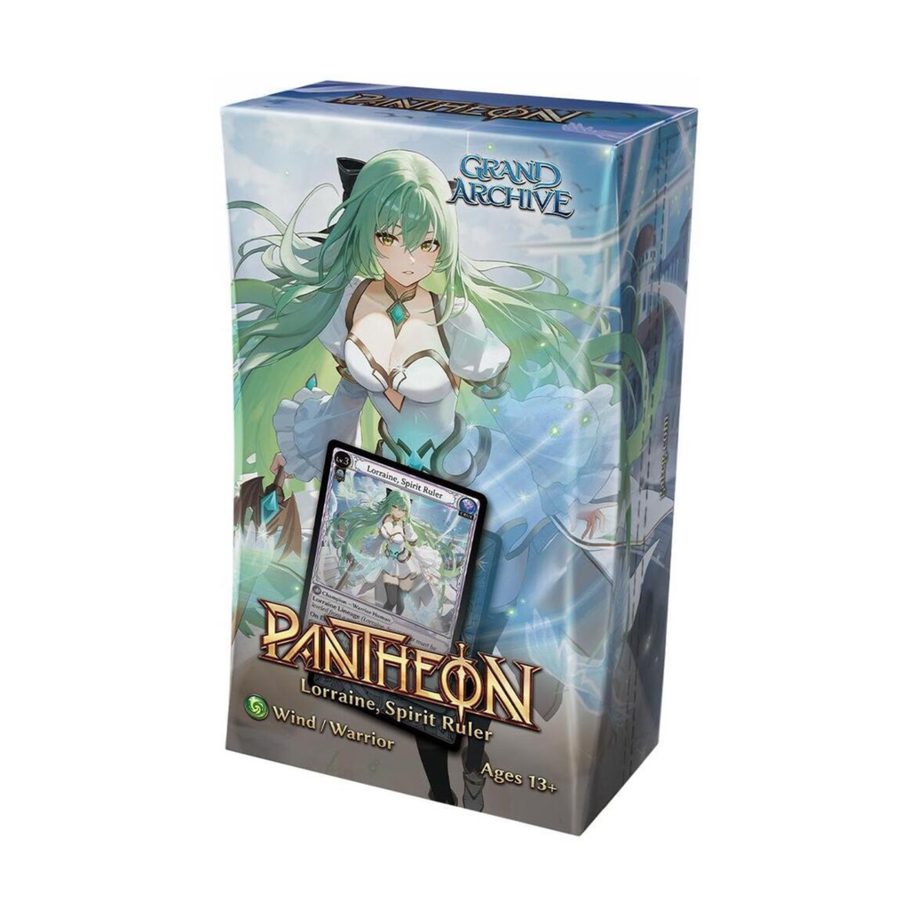 Grand Archive TCG Radiant Origins Pantheon Deck – Lorraine, Spirit Ruler | Pre-Constructed 60-Card Deck with Boon Cards & Foil Card Chance