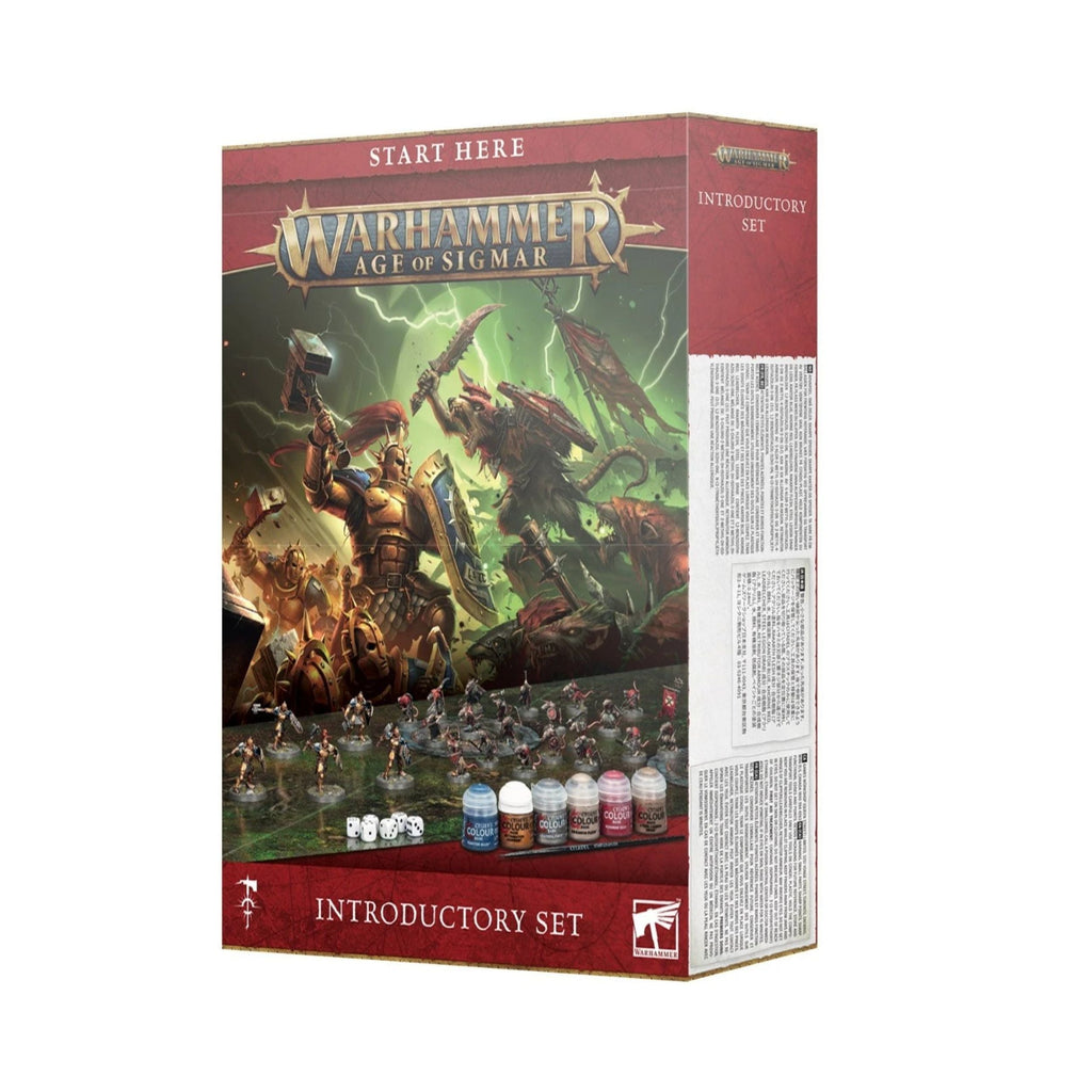 Warhammer Age of Sigmar Introductory Set – Games Workshop Miniatures, Figures, Starter Kit & Accessories – Collectible Warhammer 40K Action Figures
