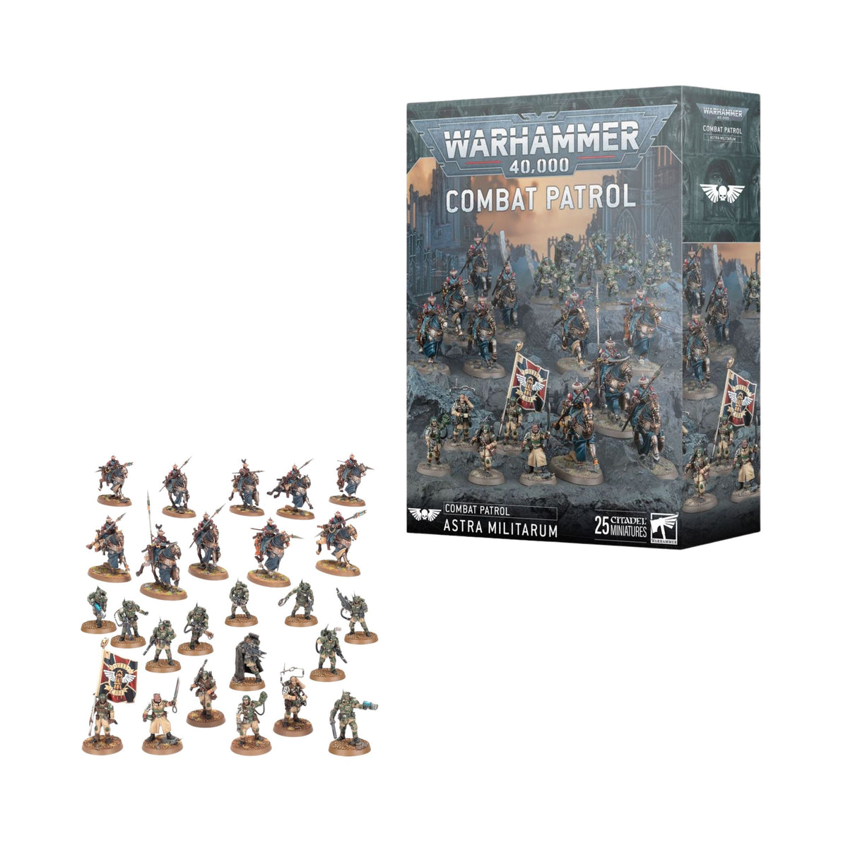 Warhammer 40,000 Combat Patrol Astra Militarum - 25 Citadel Miniatures