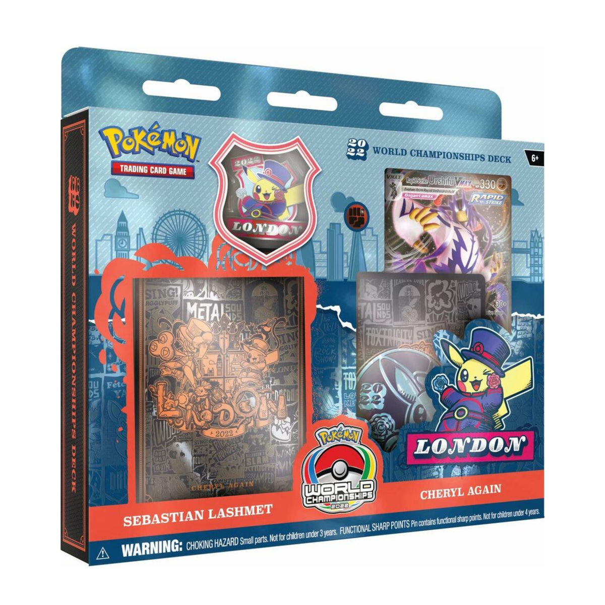Pokemon TCG World Championship Deck 2022 Sebastian Lashmet Cheryl Again Card Game Set