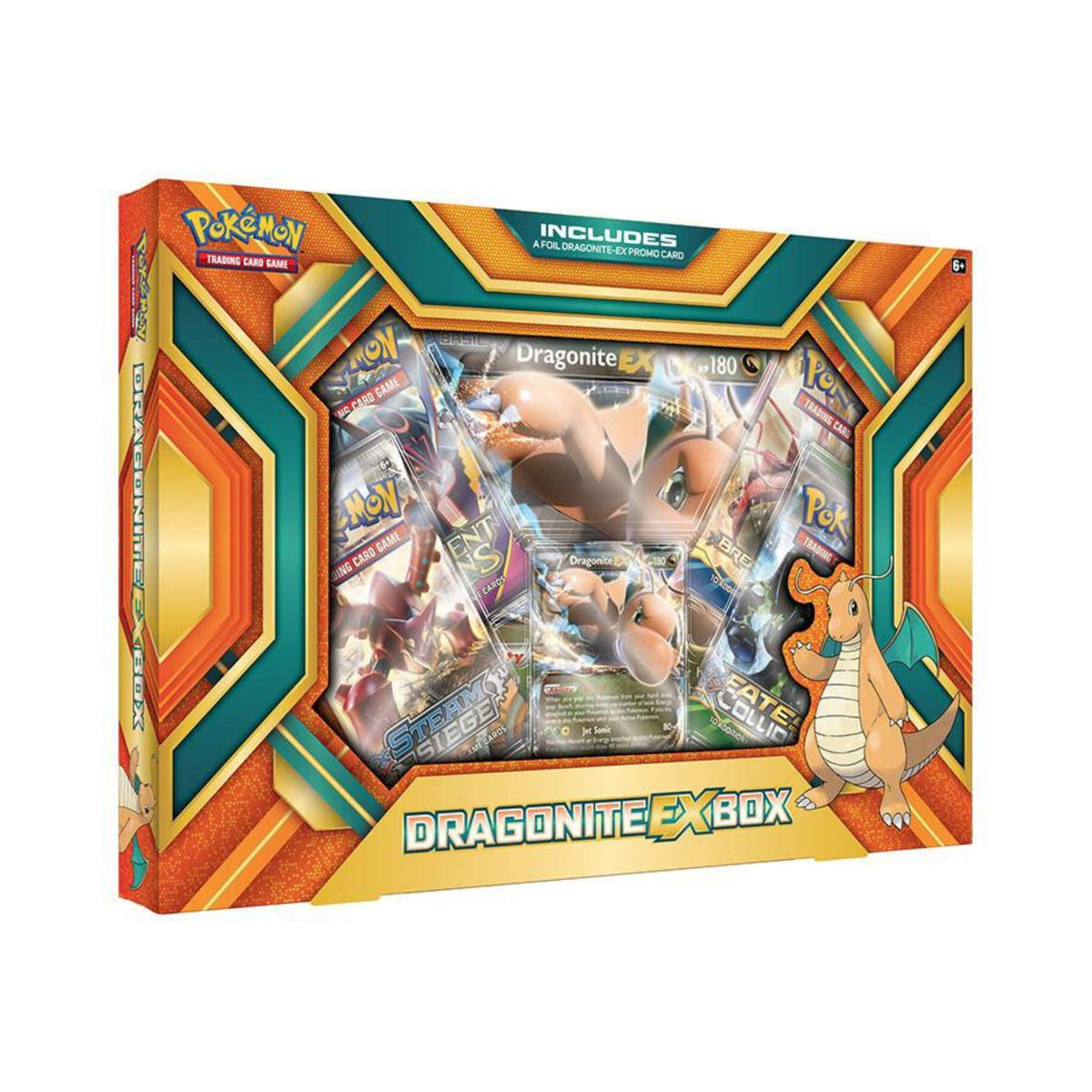 Pokemon TCG XY Evolutions Dragonite EX Box Pokemon Trading Card Game Collectible Cards