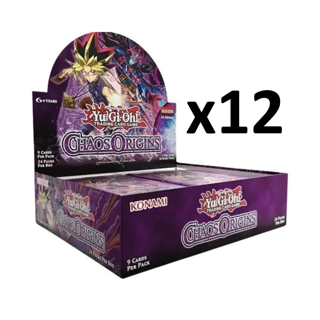 Yu-Gi-Oh! Chaos Origins 1st Edition Booster Box Case (Preorder)