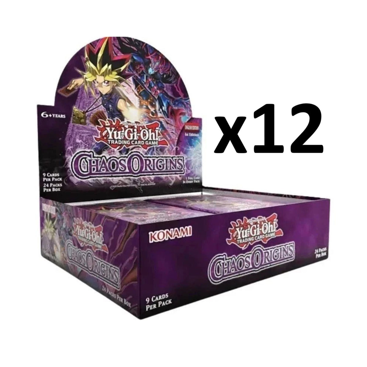 Yu-Gi-Oh! Chaos Origins 1st Edition Booster Box Case (Preorder)