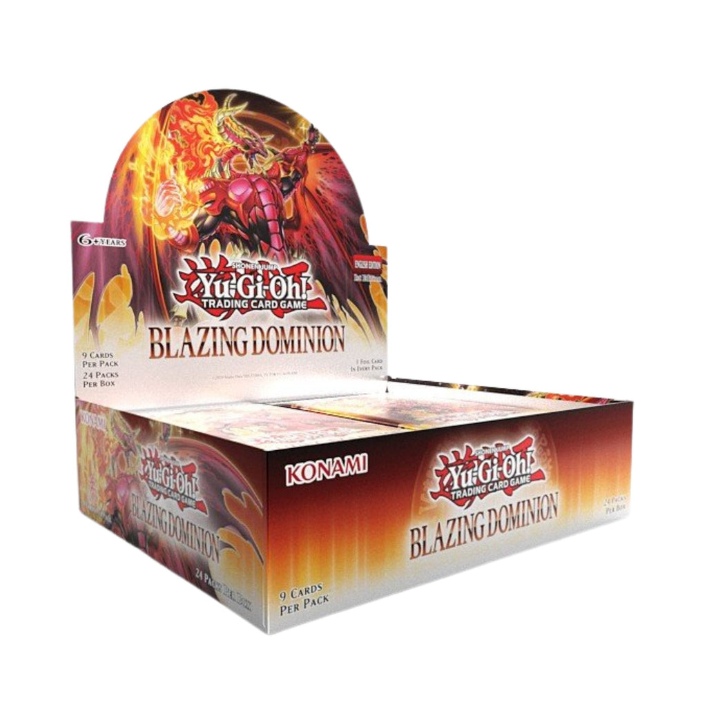 Yu-Gi-Oh! Blazing Dominion Booster Box – 24 Booster Packs, 9 Cards per Pack – Official Konami Trading Card Game Expansion Set for Deck Building