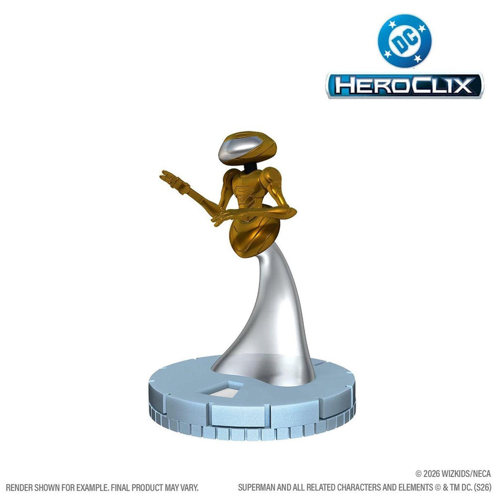 DC HeroClix Iconix Fortress of Solitude Vol 1 Mini-Figure Game Set with Superman, Kelex, Terrain Tiles, Character Cards & Collectible Display