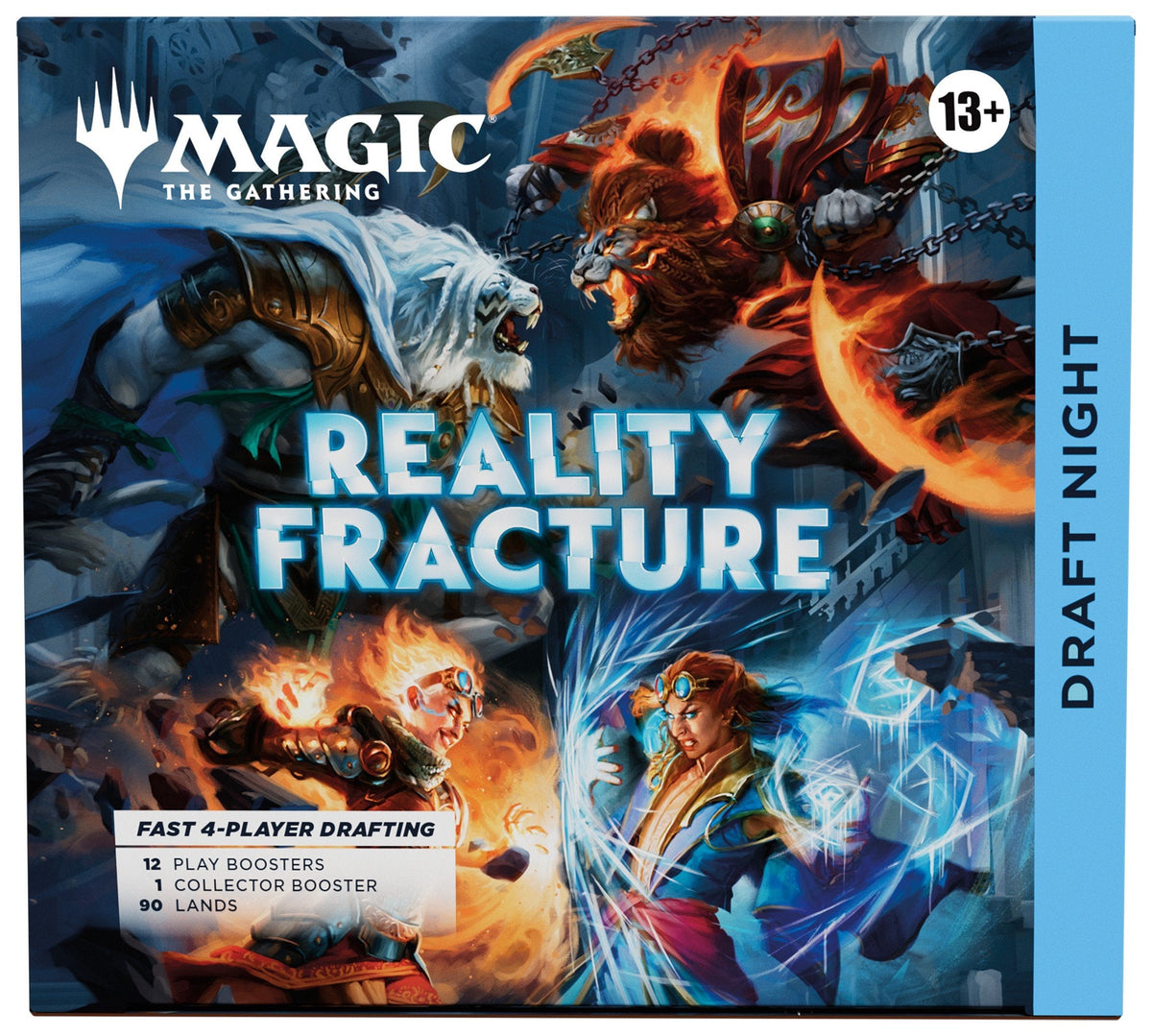 Magic: The Gathering Reality Fracture Draft Night Box for 4 Players with Collector Booster, Pick-Two Draft Party Kit, MTG Trading Card Game (Preorder)