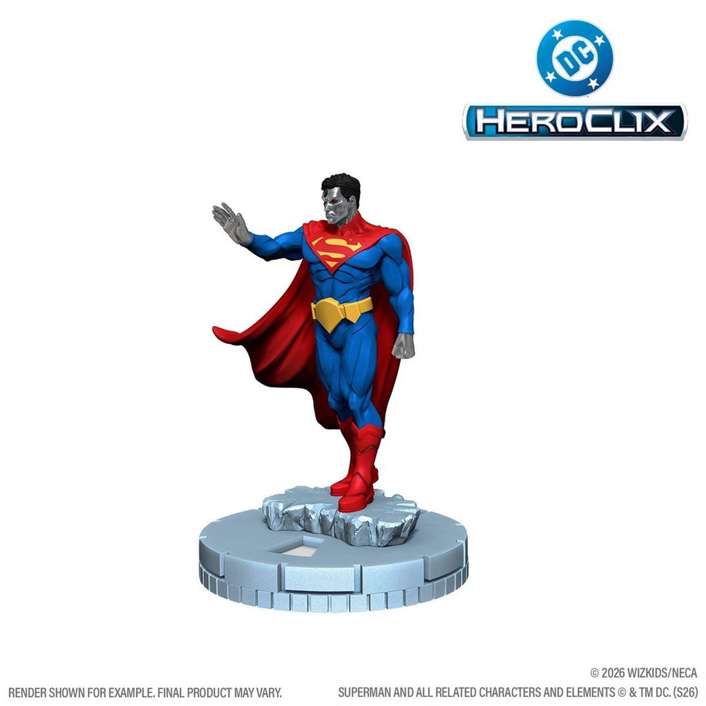 DC HeroClix Iconix Fortress of Solitude Vol 1 Mini-Figure Game Set with Superman, Kelex, Terrain Tiles, Character Cards & Collectible Display